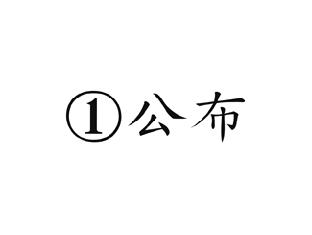 1 公布