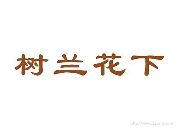 树兰花下