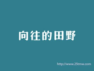 向往的田野