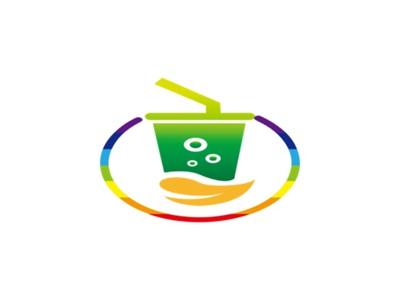 图形奶茶杯