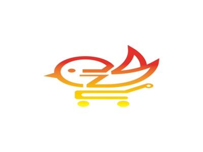 图形小鸟购物车