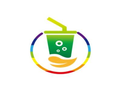 图形奶茶杯