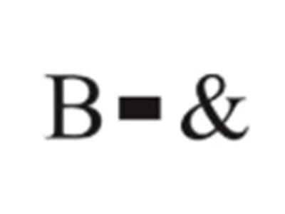 B-&