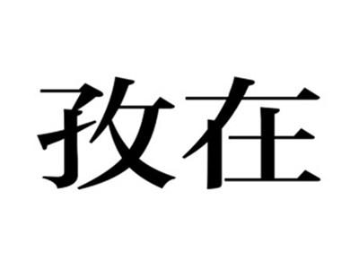 孜在