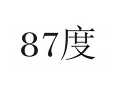 87度